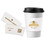 Muka 250PCS Custom Coffee Cup Sleeves, Customizable Printed Cup Sleeves, Personalized Paper Cup Sleeves for Cold Hot Drinks