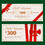 Muka 500PCS Custom Printed Gift Certificates, Personalized Gift Certificates for Business Restaurant Hair Salon Nail Cafe
