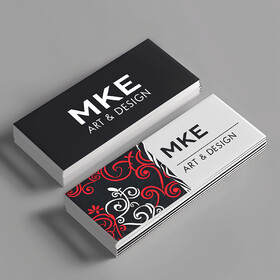 Muka 500PCS Custom Printed Business Cards 3.5" x 2" Customize with Image Logo, Personalized Business Cards for Business