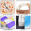 Muka Custom Printed Square Business Cards 2.5" x 2.5" Customize with Image Logo, Personalized Business Cards for Business