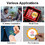 Muka Custom Printed Shape Business Cards Customize with Image Logo, Personalized Business Cards for Business