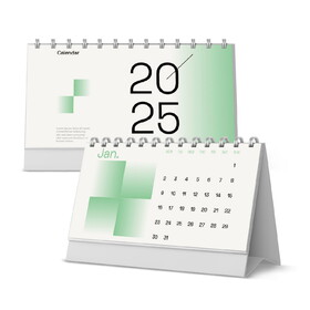 Muka Custom Desk Calendar with 13 Months Horizontal Vertical Print Logo