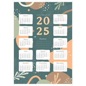 Muka Custom Span-A-Year Calendar Branded Yearly Calendar Poster