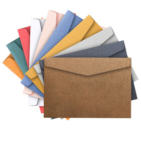 Muka Paper Colored Envelopes 6" x 9", Colorful Business Envelopes for Invitation, Greeting Cards, Announcements