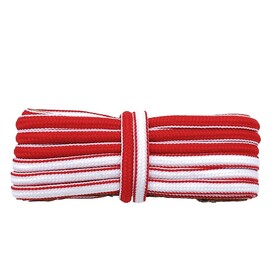 TOPTIE Oval Athletic Shoelaces 11 Colors, Half Round 1/4" Shoe Laces for Sneakers Elastic Shoe Strings 11 Lengths (Pair)