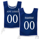 TOPTIE Custom Adult Sports Event Vest with Ties Polyester 2-Tone Golf Tournament Caddie Bibs