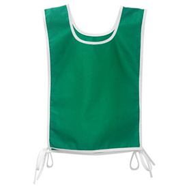 Blank Sports Event Vest Apron Style Bibs with Ties Polyester 2-Tone Event Training Bib Adult for Golf Sports