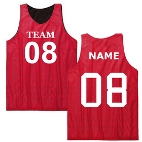 TOPTIE Custom Basketball Double Sides Name Number Reversible Jersey