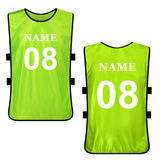 TOPTIE Custom Soccer Pinnies Vest (Add Your Name / Number)