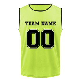 Custom Soccer Pinnies with Numbers Scrimmage Vests, Personalized Mesh Sports Practice Team Jerseys for Soccer