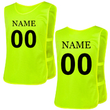 TopTie Custom Scrimmage Training Vests Soccer Bibs Sports Pinnies Volunteer Vest for Adult / Young