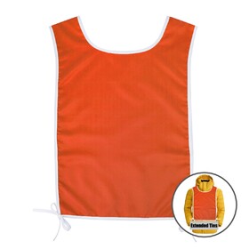 TOPTIE Scrimmage Training Vest Sports Event Vest Apron Bibs with Extended Ties 2-Tone for Skiing Winter Coat Adult & Youth