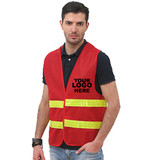 Custom Reflective Safety Vest For Contractors Construction & Gardener, Volunteer Activity Vest, Apron Vest