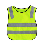 Blank GOGO Kid Reflective Running Vest / Safety Vests With Elastic Waistband, Preschool Uniforms