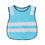 Blank GOGO Kid Reflective Running Vest / Safety Vests With Elastic Waistband, Preschool Uniforms