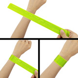 Reflective Safety Slap Bracelet, PVC Slap Band For Kid and Adult