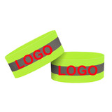 Custom High Visibility Wristband For Running, Reflective Elastic Bands, Price/2 Pieces