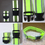 Custom GOGO High Visibility Safety Belt / Wristband For Running, Safety Gear, 2 Pcs