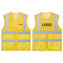 GOGO Custom Unisex Volunteer Vest Safety Reflective Running Cycling Vest with Pockets