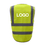 Custom 9 Pockets High Visibility Zipper Front Safety Vest With Reflective Strips, Meets ANSI Standards