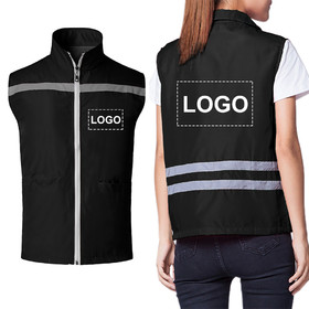 GOGO Safety LADY Volunteer Supermarket Uniform Vests Slim Fit