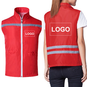 GOGO Custom LADY Safety Volunteer Supermarket Uniform Vests Slim Fit