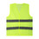 TOPTIE Mesh Safety Vests, Neon Green Security Vest with Silver Strip, Durable Polyester Fabric for Men and Women Outdoor Work and Sport