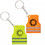 Muka 100 PCS Custom Keychain Reflective Safety Vest Keychain For Worker, Construction Workers And Crossing Guards