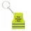 TOPTIE Custom Keychain Reflective Safety Vest Keychain For Worker, Construction Workers And Crossing Guards, Wholesale