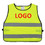 TOPTIE Customized Kids Adjustable Reflective Vests for Outdoor Night Activities Construction Costume
