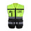 TOPTIE Custom Add Your Logo Hi-Vis Construction Work Surveyor Vest, Multi Pockets Safety Vest