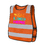 TOPTIE Custom Kid Reflective Running Vest / Event Smocks With Elastic Waistband Heat Transfer Logo