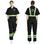 TOPTIE Customize Your Coverall Enhanced Visibility Striped Short-Sleeve Coverall, Print or Embroider Your Logo Text