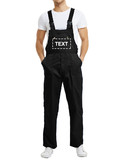 TOPTIE Custom Bib Overall Pants, Work Overall Upload Your Logo or Name