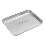 Muka Custom 304 Stainless Steel Tray Cookie Sheet Baking Pan Serving Tray, Add Your Logo