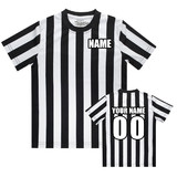 TOPTIE Custom Embroidered Children's Referee Shirt Costume Toddlers Kids Jersey