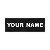 TOPTIE 20 Pcs Embroidery Name Patches Custom Embroidered Name Patches Text Only Any Color, Hook Fastener Sew on
