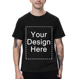 TOPTIE Custom T-Shirt Men's Personalize T Shirt Printing Volunteer T Shirt Design Your Own Shirt Add Your Logo