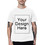 TOPTIE Custom T-Shirt Men's Personalize T Shirt Printing Design Your Own Shirt Add Your Logo