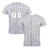 TOPTIE Custom Pinstripe Baseball Jersey for Men and Boy, Button Down Jersey Add Your Name and Number