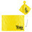 TOPTIE Customized Football Referee Penalty Flag Personalize Yellow and Red Challenge Flags Imprint Flags for Party Accessory
