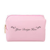 Muka Personalized Preppy Makeup Bag, Custom Makeup Pouch, Waterproof Cosmetic Bag with Zipper, Gift Ideal for Women Girls
