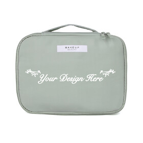 Muka Personalized Travel Makeup Bag, Custom Cosmetic Bag, Portable Water-resistant Toiletry Bag for Women and Girls