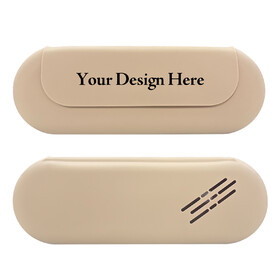 Muka Personalized Makeup Brush Holder, Travel Silicone Cosmetic Bag with Anti-Fall Out Magnetic Closure