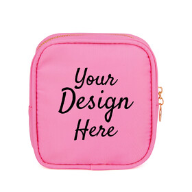 Muka Personalized Makeup Bag for Purse, Small Makeup Pouch, Mini Travel Cosmetics Bags with Zipper