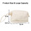 Muka Personalized Makeup Bag, Large Capacity, Double Layer Travel Cosmetic Bag with Makeup Brush Organizer for Women