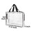 Muka Personalized Clear Makeup Bag, Toiletry Bag with Handle, Large Travel Bag for Toiletries