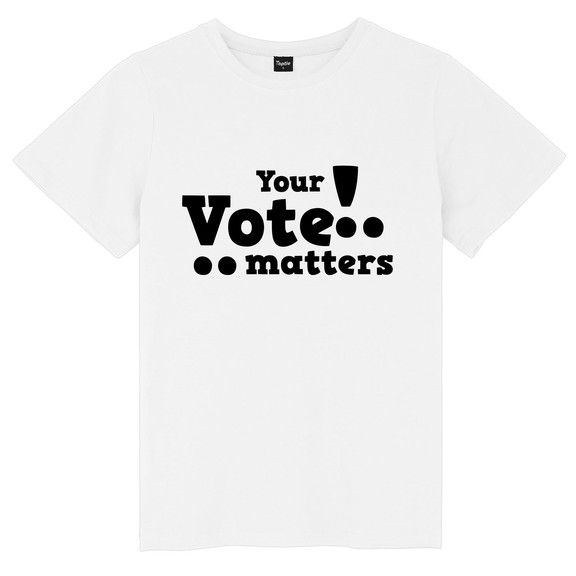 TOPTIE Your Vote Matters Shirt, Election Matters T-shirt for Voter