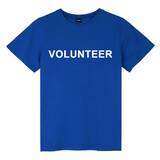 TOPTIE Volunteer T Shirt Volunteering Charity Staff Shirt Team Shirt Event Job Uniform