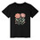 TOPTIE Hand-drawn Flowers T-Shirt, Unisex Cotton Crewneck Tee for Adult